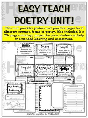 cover image of Easy Teach Poetry Unit